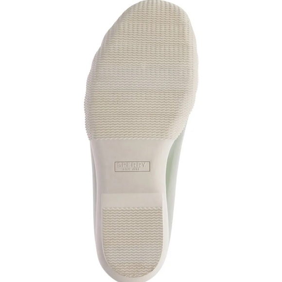 Sperry Women's Saltwater 2-Eye Duck Boots - Ivory/Sage Size 9, Galoshes, Lace Up - Picture 2 of 12